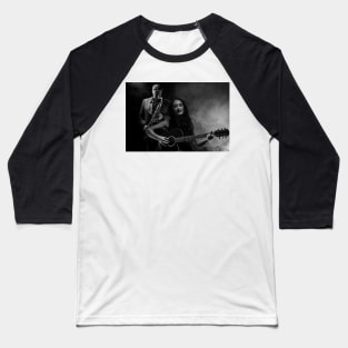 Guitar and Sax Baseball T-Shirt